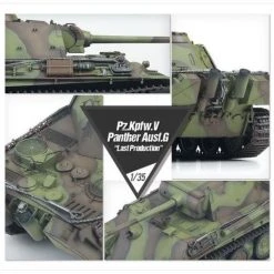 Trumpeter 13523 | Academy 1/35 German Panther Ausf. G Tank Scaled Plastic Model Kit -Trumpeter Sales Shop ACA 13523 03 1200x800 1