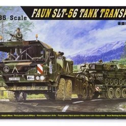00203 | Trumpeter 1/35 German Faun SLT-56 Tank Transporter Truck Scaled Plastic Model Kit