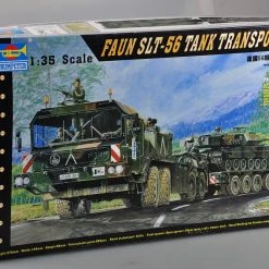 00203 | Trumpeter 1/35 German Faun SLT-56 Tank Transporter Truck Scaled Plastic Model Kit -Trumpeter Sales Shop TRU 00203 57 1200x800 1