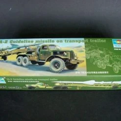 00204 | Trumpeter 1/35 SA-2 Guideline Missile W/ Transport Trailer & Truck Scaled Plastic Model Kit -Trumpeter Sales Shop TRU 00204 54 1200x800 1