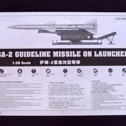 00206 | Trumpeter 1/35 SA-2 Guideline Missile On Launcher Scaled Plastic Model Kit -Trumpeter Sales Shop TRU 00206 55 1200x800 1
