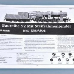 00210 | Trumpeter 1/35 Baureihe 52 Mit Steifrahmentender Locomotive Scaled Plastic Model Kit -Trumpeter Sales Shop TRU 00210 55 1200x800 1