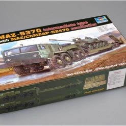 00211 | Trumpeter 1/35 MAZ-537G Truck W/ MAZ/ChMZAP-5247G Semitrailer Scaled Plastic Model Kit -Trumpeter Sales Shop TRU 00211 69 1200x800 1