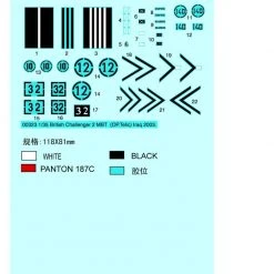 00323 | Trumpeter 1/35 British Challenger 2 (Iraq 2003) Main Battle Tank Scaled Plastic Model Kit -Trumpeter Sales Shop TRU 00323 55 1200x800 1