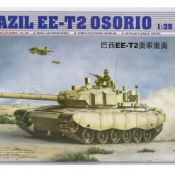 00333 | Trumpeter 1/35 Brazil EE-T2 Osorio Tank Scaled Plastic Model Kit