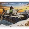 00359 | Trumpeter 1/35 Russian 1942 KV-1 Heavy Cast Turret Tank Scaled Plastic Model Kit