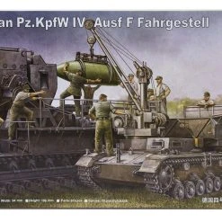 00363 | Trumpeter 1/35 German Pz.Kpfw IV Ausf F Fahrgestell Tank Scaled Plastic Model Kit