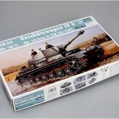 00374 | Trumpeter 1/35 German 10.5cm Geschutzwagen IVB (Sd.Kfz. 165/1) Tank Scaled Plastic Model Kit -Trumpeter Sales Shop TRU 00374 54 1200x800 1