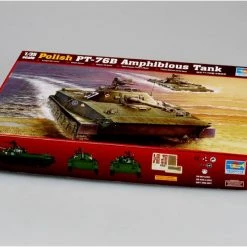 00382 | Trumpeter 1/35 Polish PT-76B Amphibious Turret Tank Scaled Plastic Model Kit -Trumpeter Sales Shop TRU 00382 61 1200x800 1