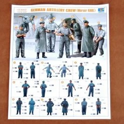 00409 | Trumpeter 1/35 German Artillery (Morser Karl) Crew Scaled Plastic Model Kit -Trumpeter Sales Shop TRU 00409 55 1200x800 1