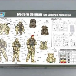 00421 | Trumpeter 1/35 German Modern ISAF Soldiers (Afghanistan) Scaled Plastic Model Kit -Trumpeter Sales Shop TRU 00421 55 1200x800 1