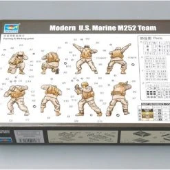 00423 | Trumpeter 1/35 US Marine M252 Mortar Team Scaled Plastic Model -Trumpeter Sales Shop TRU 00423 55 1200x800 1
