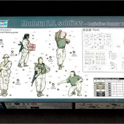 00429 | Trumpeter 1/35 US Modern Soldiers (Logistics Supply Team) Scaled Plastic Model Kit -Trumpeter Sales Shop TRU 00429 53 1200x800 1