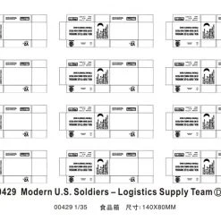 00429 | Trumpeter 1/35 US Modern Soldiers (Logistics Supply Team) Scaled Plastic Model Kit -Trumpeter Sales Shop TRU 00429 54 1200x800 1