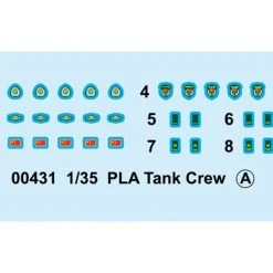 00431 | Trumpeter 1/35 PLA Tank Crew Scaled Plastic Model Kit -Trumpeter Sales Shop TRU 00431 52 1200x800 1