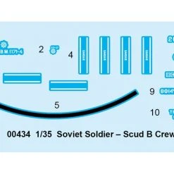 00434 | Trumpeter 1/35 Soviet Soldier Scud B Crew Scaled Plastic Model Kit -Trumpeter Sales Shop TRU 00434 53 1200x800 1