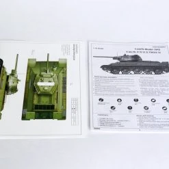 00903 | Trumpeter 1/16 1943 T-34-76 Medium Tank Scaled Plastic Model Kit -Trumpeter Sales Shop TRU 00903 03 1200x800 1