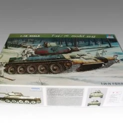 00905 | Trumpeter 1/16 Soviet 1942 T-34/76 Model Tank Scaled Plastic Model Kit -Trumpeter Sales Shop TRU 00905 52 1200x800 1