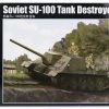 00915 | Trumpeter 1/16 Soviet SU-100 Tank Destroyer Scaled Plastic Model Kit -Trumpeter Sales Shop TRU 00915 00 1200x800 1