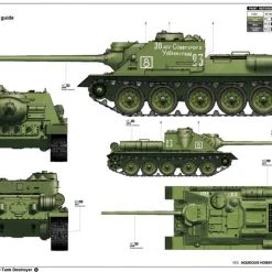 00915 | Trumpeter 1/16 Soviet SU-100 Tank Destroyer Scaled Plastic Model Kit -Trumpeter Sales Shop TRU 00915 54 1200x800 1