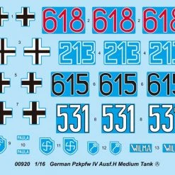 00920 | Trumpeter 1/16 German Pzkpfw IV Ausf.H Medium Tank Scaled Plastic Model Kit -Trumpeter Sales Shop TRU 00920 02 1200x800 1