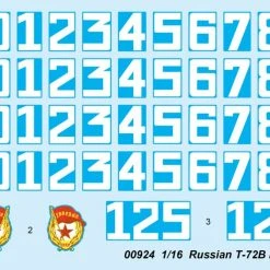 00924 | Trumpeter 1/16 Russian T-72B Main Battle Tank Scaled Plastic Model Kit -Trumpeter Sales Shop TRU 00924 52 1200x800 1