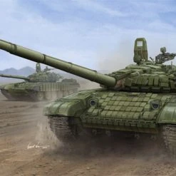 00925 | Trumpeter 1/16 Russian T-72B1 W/ Kontakt-1 Reactive Armor Main Battle Tank Scaled Plastic Model Kit