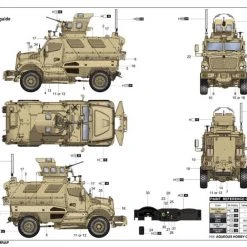 00931 | Trumpeter 1/16 U.S. MaxxPro MRAP Scaled Plastic Model Kit -Trumpeter Sales Shop TRU 00931 54 1200x800 1
