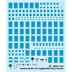 00934 | Trumpeter 1/16 German Sd.Kfz 173 Jagdpanther Early Version Scaled Plastic Model Kit -Trumpeter Sales Shop TRU 00934 4 1200x800 1