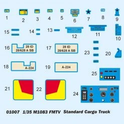 01007 | Trumpeter 1/35 M1083 Standard Cargo Truck Scaled Plastic Model Kit -Trumpeter Sales Shop TRU 01007 53 1200x800 1