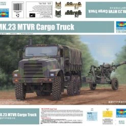 01011 | Trumpeter 1/35 U.S. MK.23 MTVR Truck Scaled Plastic Model Kit -Trumpeter Sales Shop TRU 01011 52 1200x800 1