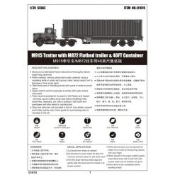 01015 | Trumpeter 1/35 M915 Truck Scaled Plastic Model Kit -Trumpeter Sales Shop TRU 01015 55 1200x800 1