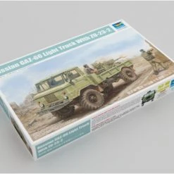 01017 | Trumpeter 1/35 Russian GAZ-66 Light Truck W/ ZU-23-2 Gun Scaled Plastic Model Kit -Trumpeter Sales Shop TRU 01017 63 1200x800 1