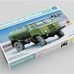 01018 | Trumpeter 1/35 Russian GAZ-66 Oil Tanker Truck Scaled Plastic Model Kit -Trumpeter Sales Shop TRU 01018 61 1200x800 1