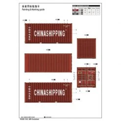 01029 | Trumpeter 1/35 20ft Shipping Container Scaled Plastic Model Kit -Trumpeter Sales Shop TRU 01029 54 1200x800 1