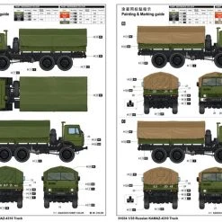 01034 | Trumpeter 1/35 Russian KAMAZ-4310 Truck Scaled Plastic Model Kit -Trumpeter Sales Shop TRU 01034 56 1200x800 1