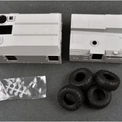 01036 | Trumpeter 1/35 Russian 130mm Coastal Defense Gun A-222 Bereg Artillery Truck Scaled Plastic Model Kit -Trumpeter Sales Shop TRU 01036 58 1200x800 1