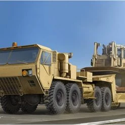 01055 | Trumpeter 1/35 M983A2 HEMTT W/ M870A1 Semi-Trailer Truck Scaled Plastic Model Kit