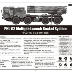 01069 | Trumpeter 1/35 PHL-03 Multiple Rocket System Scaled Plastic Model Kit