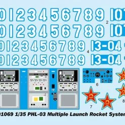 01069 | Trumpeter 1/35 PHL-03 Multiple Rocket System Scaled Plastic Model Kit -Trumpeter Sales Shop TRU 01069 05 1200x800 1