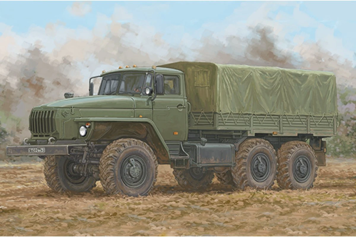 01072 | Trumpeter 1/35 Russian URAL-4320 Military Truck Scaled Plastic Model Kit 3 01072 | Trumpeter 1/35 Russian URAL-4320 Military Truck Scaled Plastic Model Kit