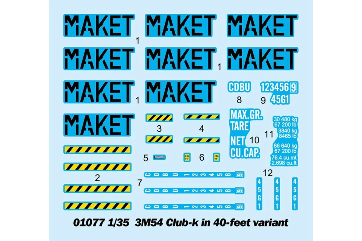 01077 | Trumpeter 1:35 3M-54 Club-K 40-Foot Container Missile Launch System Scaled Plastic Model Kit 5 01077 | Trumpeter 1:35 3M-54 Club-K 40-Foot Container Missile Launch System Scaled Plastic Model Kit - Image 3