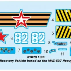 01079 | Trumpeter 01079 1/35 KET-T Recovery Vehicle Based On MAZ-537 Heavy Truck Scale Plastic Model Kit 9 01079 | Trumpeter 01079 1/35 KET-T Recovery Vehicle Based On MAZ-537 Heavy Truck Scale Plastic Model Kit -Trumpeter Sales Shop TRU 01079 03 1200x800 1