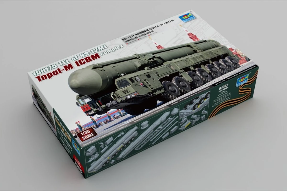 01082 | Trumpeter 1/35 15U175 TEL Of RS-12M1 Topol-M ICBM Scaled Plastic Model Kit 4 01082 | Trumpeter 1/35 15U175 TEL Of RS-12M1 Topol-M ICBM Scaled Plastic Model Kit - Image 2