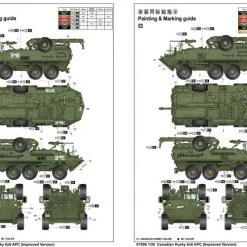 01506 | Trumpeter 1/35 Canadian Husky 6x6 AVGP (Improved Version) Armoured Vehical Scaled Plastic Model Kit -Trumpeter Sales Shop TRU 01506 10 1200x800 1