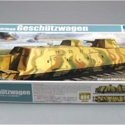 01509 | Trumpeter 1/35 German Geschutzwagen Armoured Train Scaled Plastic Model Kit -Trumpeter Sales Shop TRU 01509 52 1200x800 1