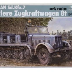 01514 | Trumpeter 1/35 German Sd.Kfz.7 Mittlere Zugkraftwagen 8 Ton Half-track Artillery Tractor Scaled Plastic Model Kit