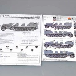 01514 | Trumpeter 1/35 German Sd.Kfz.7 Mittlere Zugkraftwagen 8 Ton Half-track Artillery Tractor Scaled Plastic Model Kit -Trumpeter Sales Shop TRU 01514 53 1200x800 1