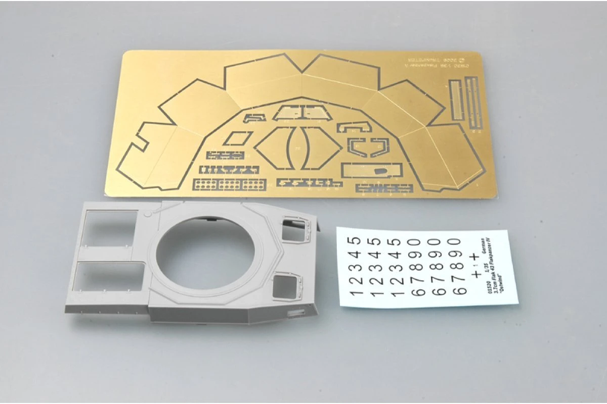 01520 | Trumpeter 1/35 German 43 Flakpanzer IV Ostwind Self-Propelled Anti-Aircraft Gun Scaled Plastic Model Kit 3 01520 | Trumpeter 1/35 German 43 Flakpanzer IV Ostwind Self-Propelled Anti-Aircraft Gun Scaled Plastic Model Kit