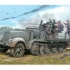 01523 | Trumpeter 1/35 German Half-Track W/ 20mm Flakvierling (Sd.Kfz7/1) & W/ Sd.Anhanger 51 Scaled Plastic Model Kit -Trumpeter Sales Shop TRU 01523 01 1200x800 1